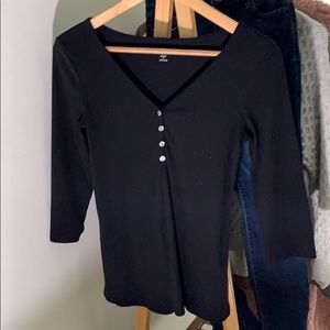 Black Long Sleeve Blouse